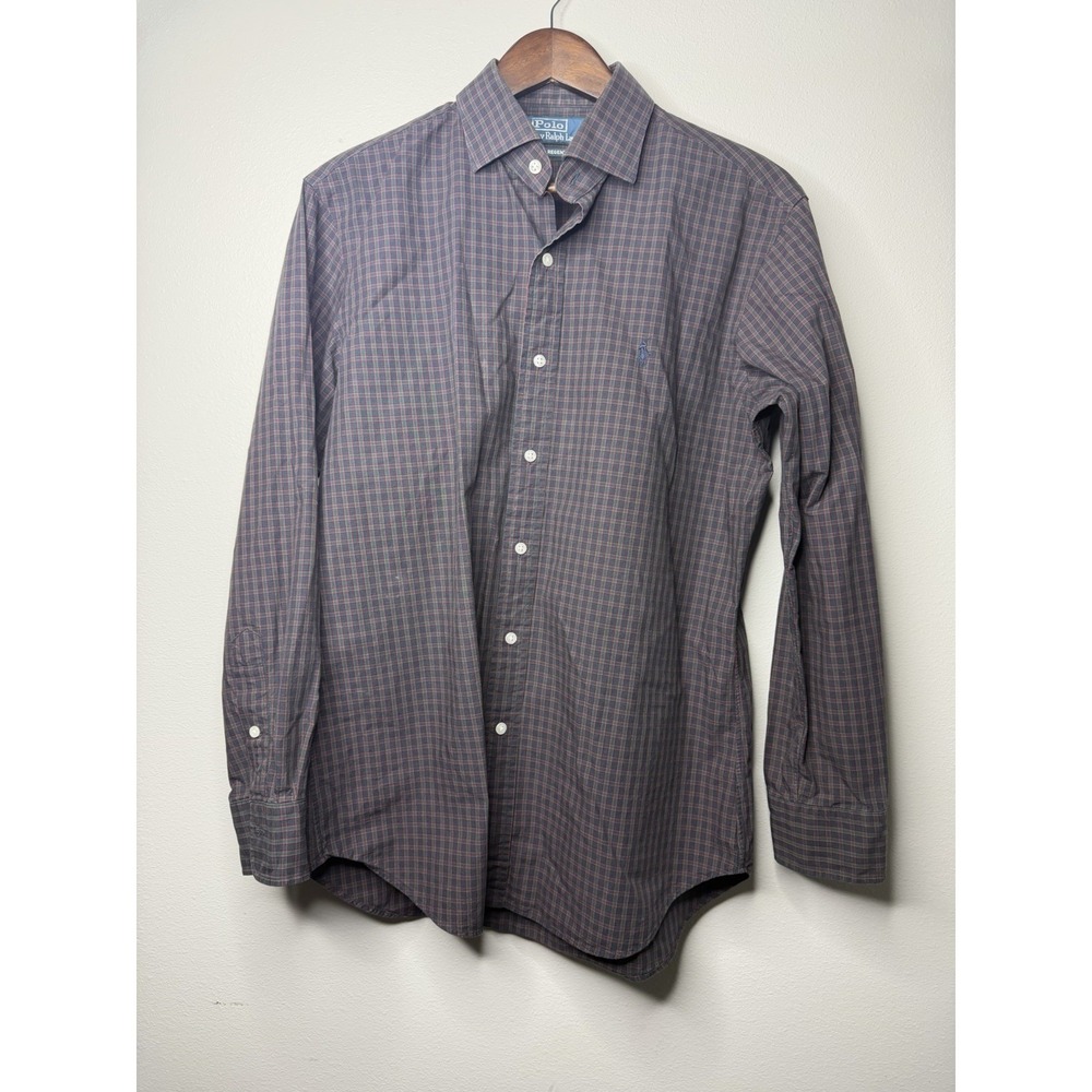 Polo Ralph Lauren Regent Long Sleeve Button-Down Shirt 15 1/2‎  32/33 Plaid